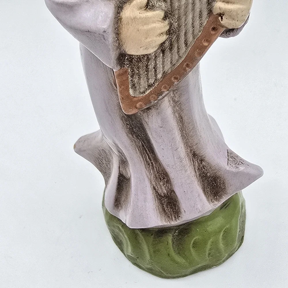 Vintage‎ Christmas Nativity Angel Figurine Germany Paper Mache Antique